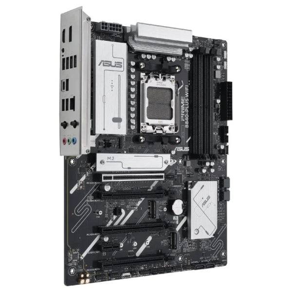 Asus Prime B840-PLUS WIFI Placa Base AM5 -WiFi, Bluetooth, 4x DDR5, 3x M2, 4x Sata III, PCIe 3.0, 4.0, USB 2.0, 3.2, USB-C, RJ-45, HDMI, DisplayPort - Factor de Forma ATX