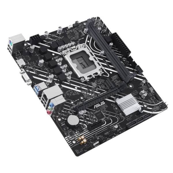 Asus Prime H610M-K ARGB Placa Base Intel1700 2x DDR5 - HDMI, VGA, M.2, PCIe4.0, 4x Sata III, RJ-45, USB 3.2, MicroATX