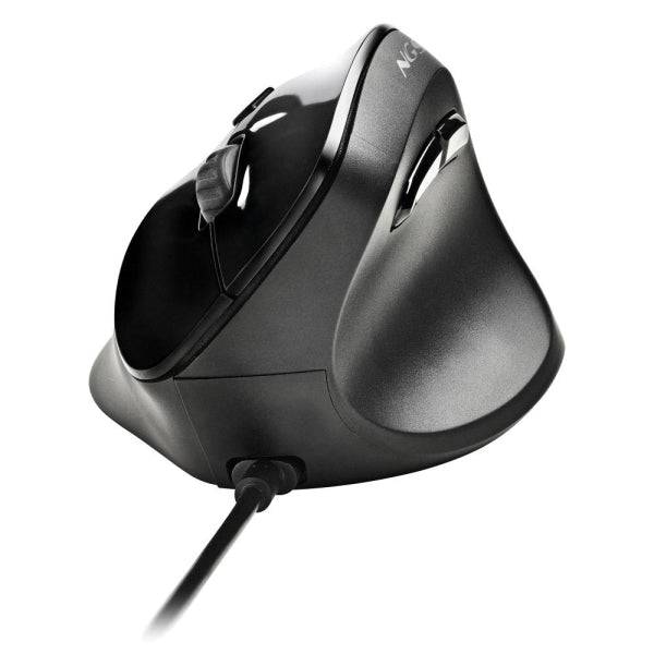 NGS Samsara Mouse Ergonomico Verticale Laser 3200dpi - 5 Pulsanti - Silenzioso - Colore Nero