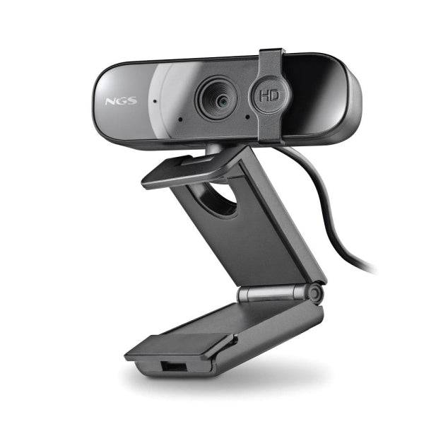 NGS XpressCam Webcam Full HD 1080p USB 2.0 - Microfono Integrato - Filtro Privacy - Campo Visivo 75º - Cavo 1.50m - Colore Nero