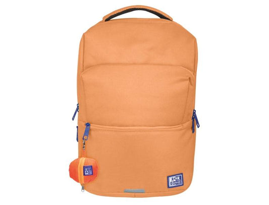 Oxford B-Ready Zaino 28L - Misura 42x30x15cm - Tasca Imbottita - Maniglia Superiore - Copri Pioggia - Poliestere Riciclato RPET - Colore Pesca