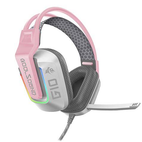 Coolsound Cuffie Gaming G10 - Compatibili con XBOX, PS5, PS4, Switch e PC - Colore Rosa