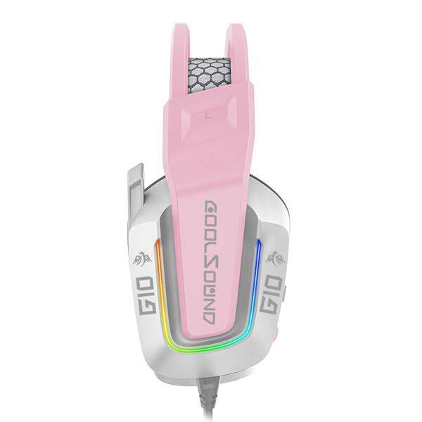 Coolsound Cuffie Gaming G10 - Compatibili con XBOX, PS5, PS4, Switch e PC - Colore Rosa