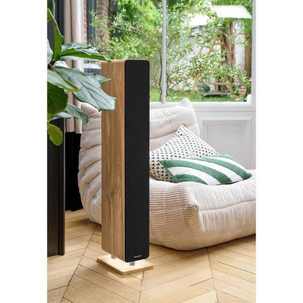 Thomson DS702 Impianto Audio Luminoso Bluetooth - Potenza Musicale 120W - Colore Legno