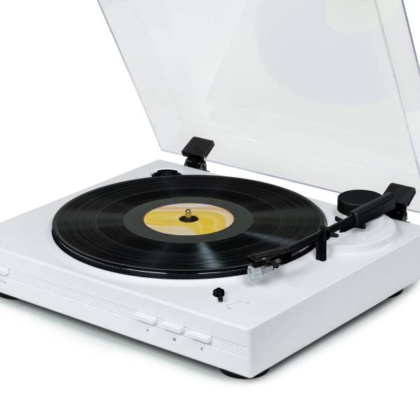 Thomson TT351 Giradischi Preamplificato - Funzione Arresto Automatico - Colore Bianco