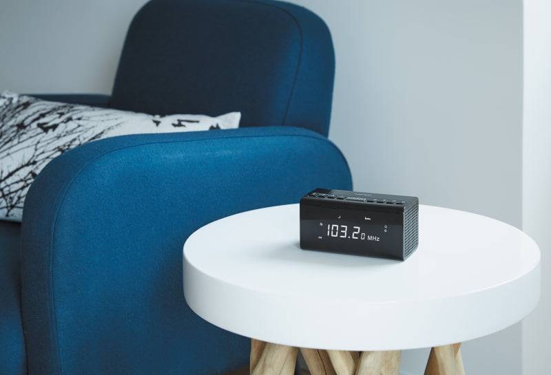 Thomson CR50 Radio Reloj Despertador - Alarma Dual - Colore Nero