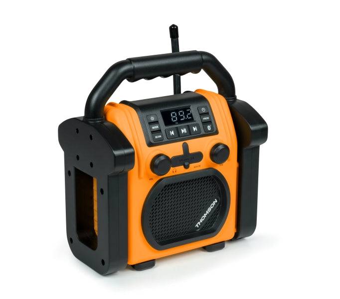 Thomson WKR60BT Radio e Altoparlante 30W - Resistente a Schizzi e Polvere - Colore Arancione