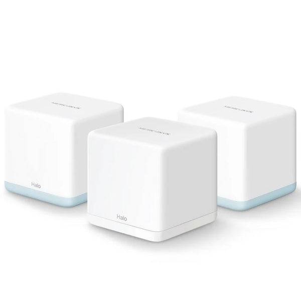 Mercusys Halo H32G Sistema Wi-Fi 5 Mesh AC1200 Dual Band - 3 Unità Halo - Copertura fino a 320 m² - Colore Bianco