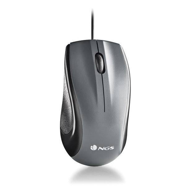 NGS Musk Mouse USB 1200dpi - Laser - 3 Pulsanti - Uso Ambidestro - Colore Nero