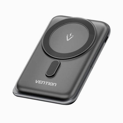 Vention Power Bank 1000mAh Magnetico Wireless - USB-C - Ricarica Rapida 20W - Colore Nero
