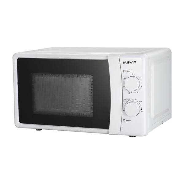 Muvip Forno a Microonde - Capacità 20L - Potenza 700W - 6 Livelli di Potenza - Timer 30min - Scongelamento - Colore Bianco