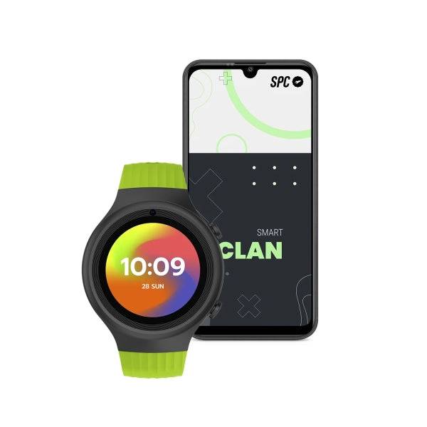 SPC Smartee 4G Junior Smartwatch Schermo Rotondo 1,2" - 4G - Localizzazione GPS - Modalità Scuola - Zone di Sicurezza - Resistenza IP68 - Colore Blu