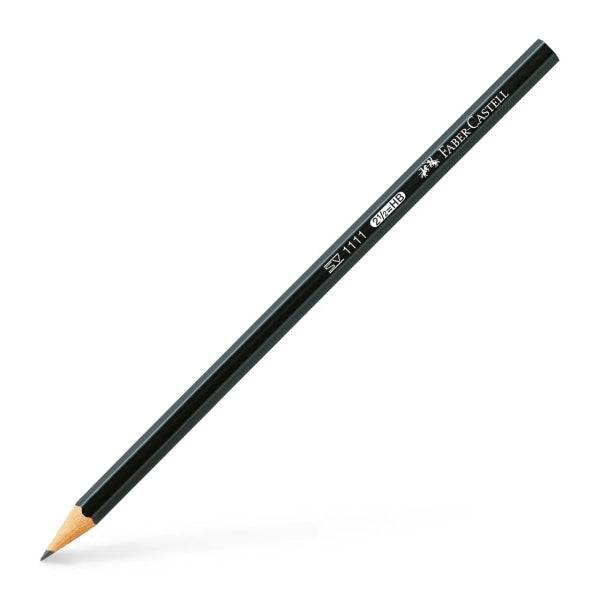 Faber-Castell Castell 1111 Espositore 120 Matite Grafite - Gradi Durezza Assortiti - Mina Resistente alla Rottura - Corpo Finitura Nero