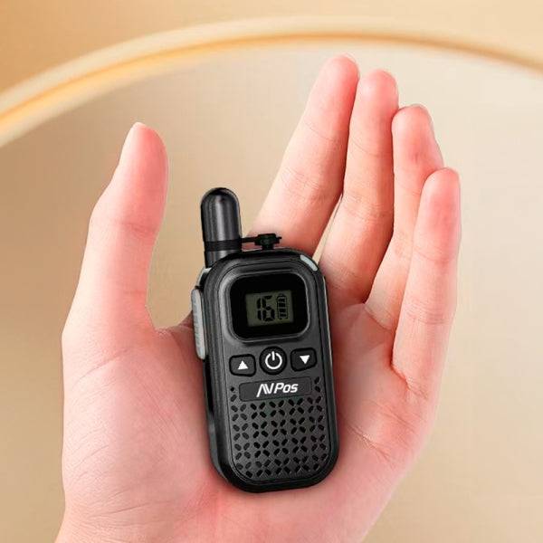 AVPos AVP-COMM-X25 Walkie Talkie - 16 Canali - 446 MHz - USB-C - Autonomia fino a 18h - Colore Nero