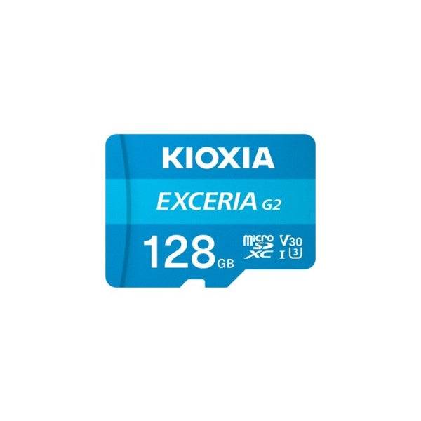 Kioxia Exceria G2 Scheda Micro SDXC 128GB UHS-III A1 V30 Classe 10 con Adattatore