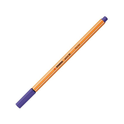 Stabilo Point 88 Set di 18 Pennarelli Punta Fibra - Tratto 0.4mm circa - Inchiostro a Base d'Acqua - Colori Assortiti