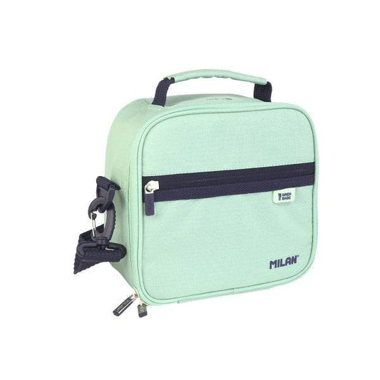 Milan Coleccion 430 Borsa Termica Porta Alimenti 3.5L - Include 3 Contenitori per Alimenti - Interno Isolante Termico - Apertura Totale - Cinghia Regolabile ed Estraibile - Colore Verde
