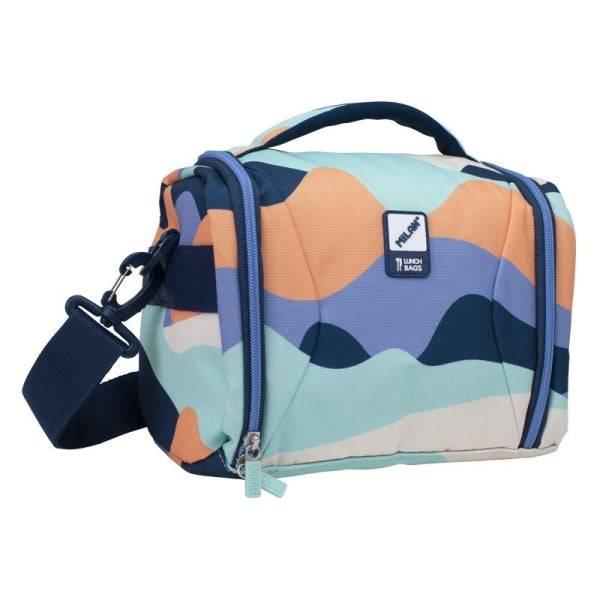 Milan The Fun Borsa Isotermica Porta Alimenti 5L - Interno Isolante Termico - Apertura Totale - Tracolla Regolabile ed Estraibile