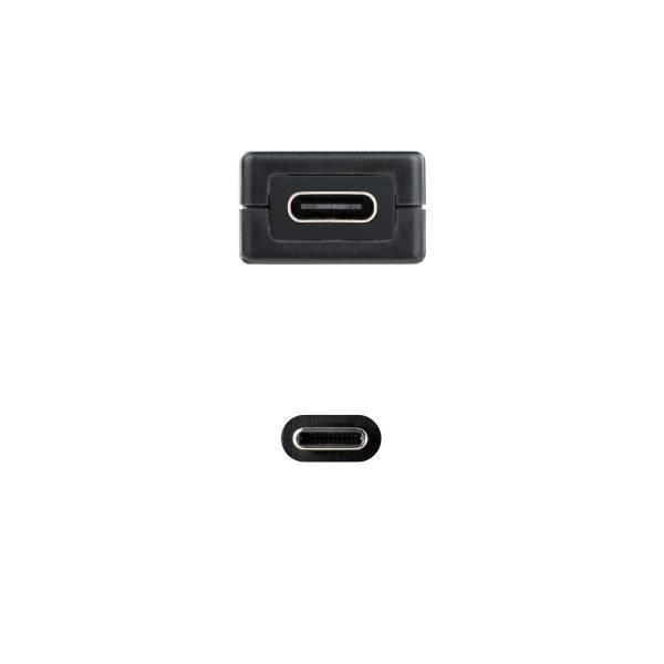 Nanocable Cavo Prolunga USB-C 3.2 Maschio a USB-C 3.2 Femmina - 10 Metri - Amplificatore - Colore Nero