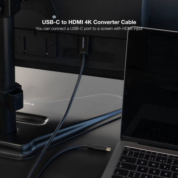 Nanocable Cavo Convertitore USB-C a HDMI 4K@60HZ - USB-C/M-HDMI/M - 5M - Colore Nero