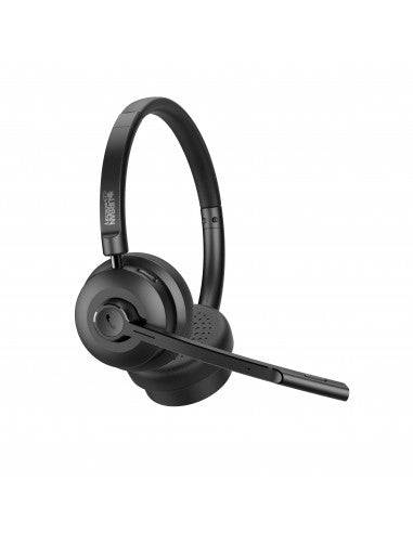 Urban Factory Movee Cuffie Sovraurali a Padiglione per Conferenza - Bluetooth 5.3 - Colore Nero