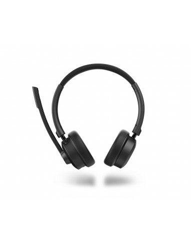 Urban Factory Movee Cuffie Sovraurali a Padiglione per Conferenza - Bluetooth 5.3 - Colore Nero