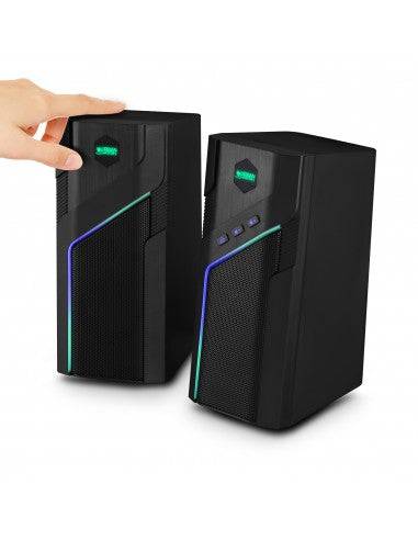 Urban Factory Boomee Altoparlanti 10W - Bluetooth 5.1 - Connessione Jack 3.5mm - Colore Nero