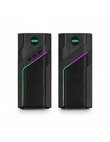 Urban Factory Boomee Altoparlanti 10W - Bluetooth 5.1 - Connessione Jack 3.5mm - Colore Nero