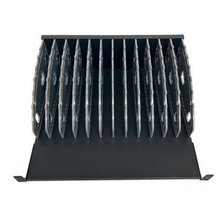 Ewent EW1720 Ripiano di Ricarica per Portatili, Tablet e Smartphone - 12 Slot - Compatibile con Rack 19"