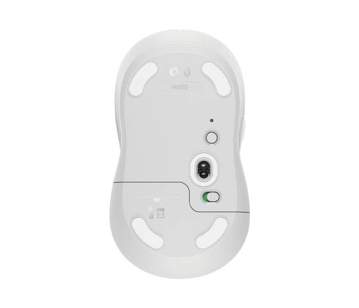 Logitech Signature M650 M Mouse Wireless USB 2000dpi - 5 Pulsanti - Uso Destro - Colore Bianco Naturale