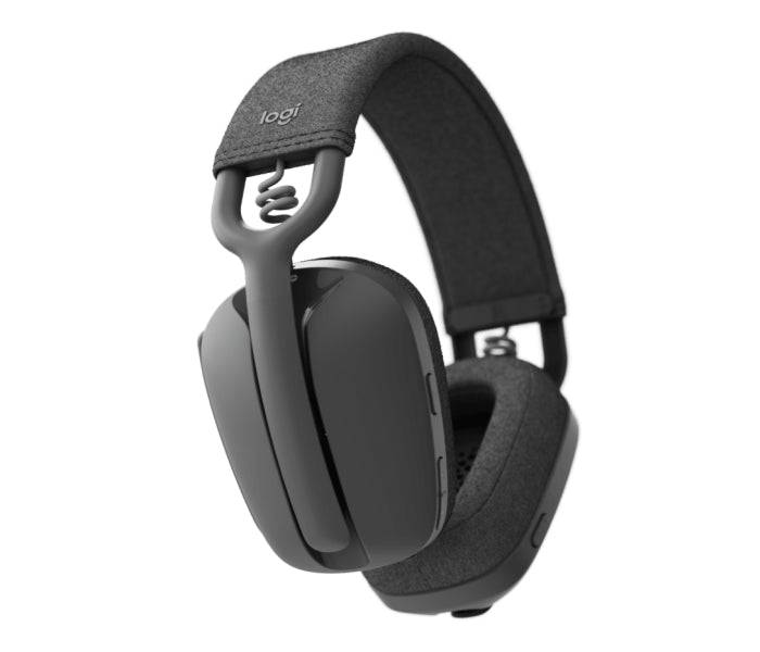 Logitech Zone Vibe 100 Cuffie Wireless - Bluetooth 5.2 - Portata 30 metri - 2 Microfoni - Colore Grigio