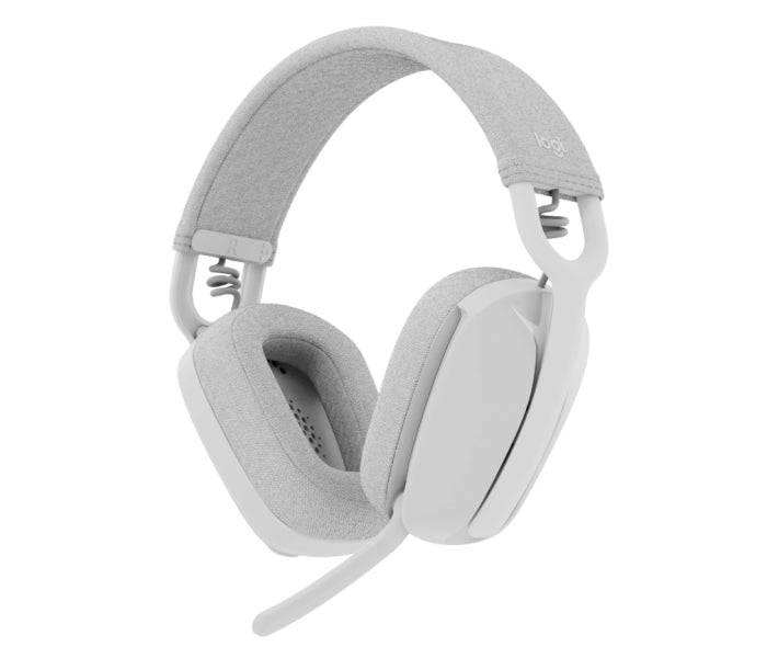 Logitech Zone Vibe 100 Auriculares Inalambricos - Bluetooth 5.2 - Alcance 30 metros - 2 Microfonos - Colore Bianco Crudo
