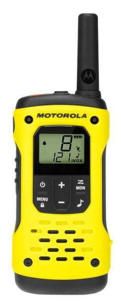 Motorola T92H2O Coppia Walkie Talkie - 8 Canali PMR446 + 121 Codici - Portata fino a 10km - Autonomia fino a 16h - IP67