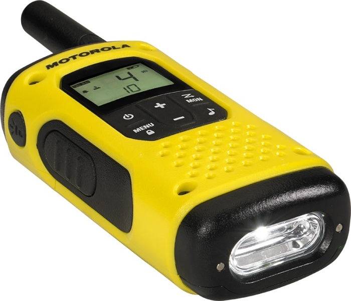 Motorola T92H2O Coppia Walkie Talkie - 8 Canali PMR446 + 121 Codici - Portata fino a 10km - Autonomia fino a 16h - IP67