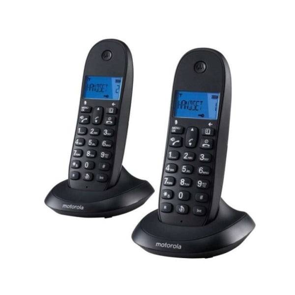 Motorola C1002L Telefono Cordless Dect + 1 Supplementare - Identificatore di Chiamata - Vivavoce