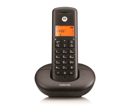 Motorola E201 Telefono Cordless DECT - Identificativo di Chiamata - Vivavoce