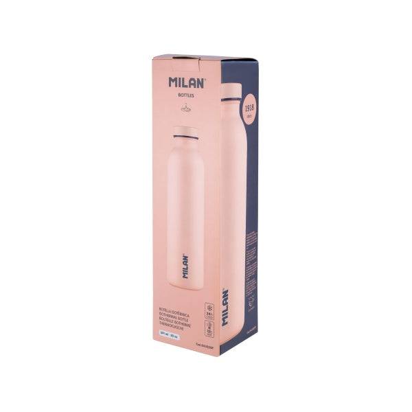 Milan Coleccion 430 Bottiglia Termica 0.59L - Doppia Parete Acciaio Inossidabile - Liquidi Caldi fino a 12h, Freddi fino a 24h - Colore Rosa