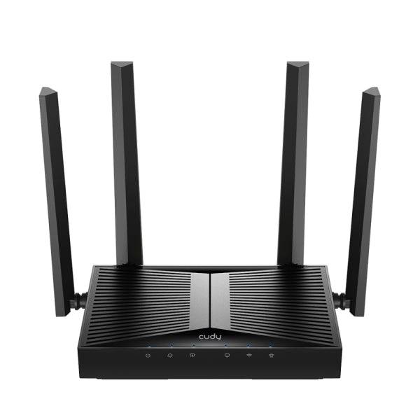 Cudy Router WiFi 7 Dual Band Gigabit BE3600 - Velocità fino a 1000Mbps - 5 Porte - 4 Antenne Fisse 5dBi - Tecnologia MU-MIMO - Colore Nero