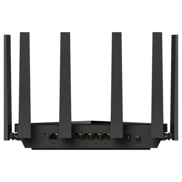 Cudy Router WiFi 7 Dual Band Gigabit BE6500 - Velocità fino a 1000Mbps - 4 Porte - 4 Antenne Fisse 5dBi - Tecnologia MU-MIMO - Colore Nero
