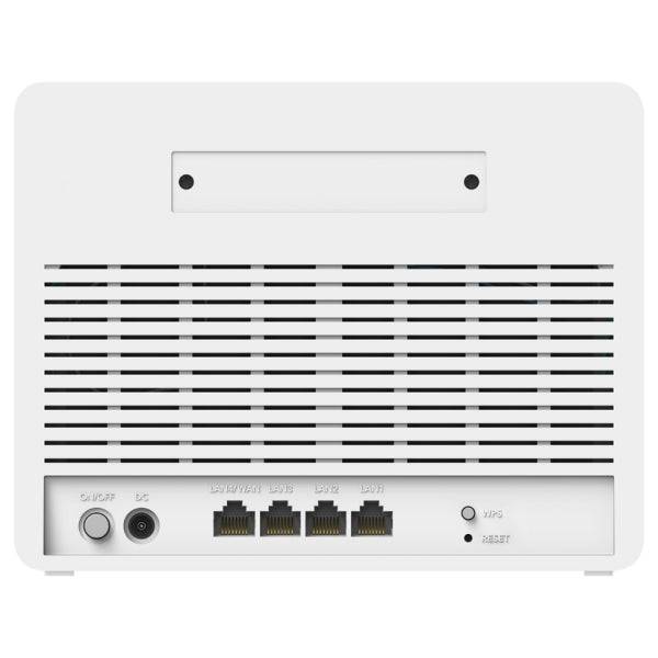 Cudy Router Gigabit WiFi 4G LTE Cat 6 AC1200 - Velocità fino a 1000Mbps - 4 Porte - Antenne Interne - 1 Slot Nano SIM - Cat 6 - Bianco