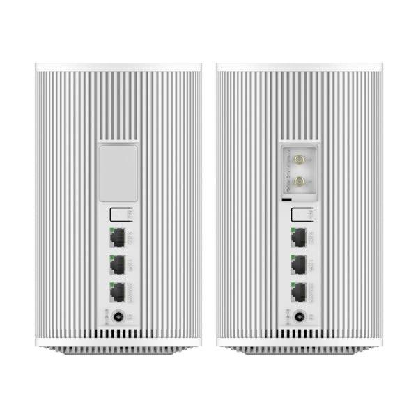 Cudy Router AX3000 WiFi 6 5G Nr - 3 Puertos - Velocidad hasta 1000Mbps - 1 Ranura Nano SIM - Antenas Internas - 1 Ranura Nano SIM - Colore Bianco
