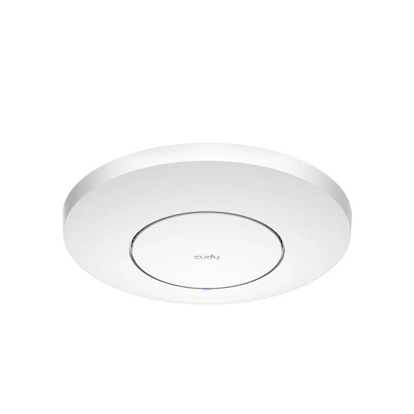 Cudy Punto de Acceso WiFi 6 Dual Band AX3000 - Velocidad hasta 2500Mbps - 1 Puerto - Montaje en Techo - Colore Bianco