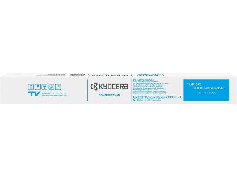 Kyocera TK8455 Ciano Cartuccia Toner Originale - 1T0C2MCNL0/TK8455C