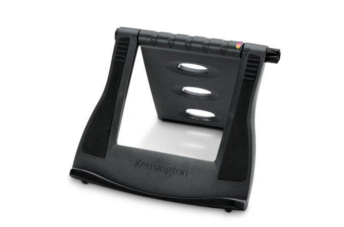 Kensington Smartfit Easy Riser Supporto per Notebook da 12 a 17" - Struttura che Facilita la Ventilazione - 3 Regolazioni Altezza - Design Universale - Colore Grigio Scuro