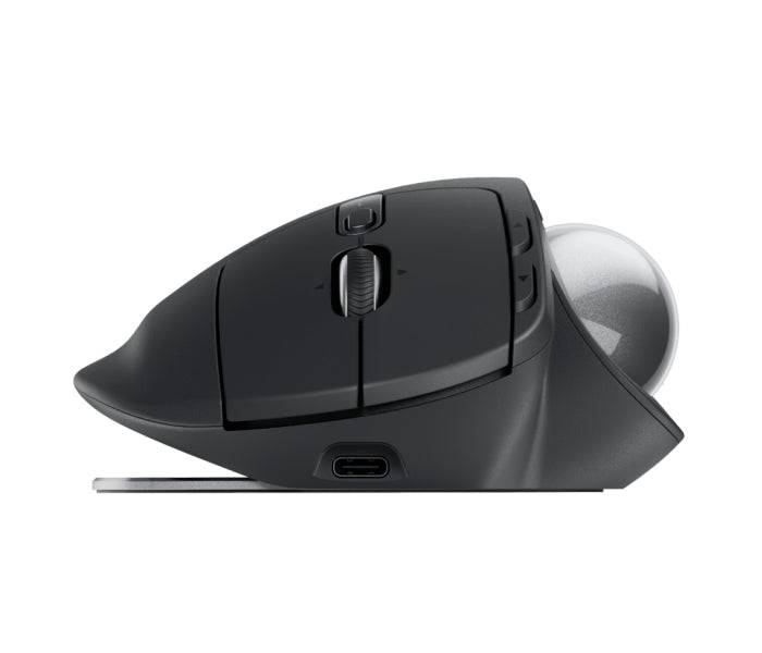 Logitech MX Ergo S Mouse Wireless Trackball 2048dpi - 8 Pulsanti - Uso Destrorso - Colore Grigio