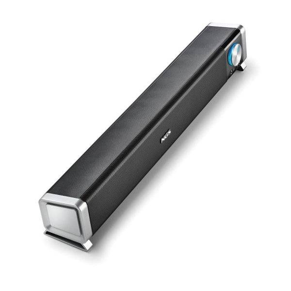 NGS SB500-BT Barra Sonora Bluetooth 20W - Alimentazione USB - Ingresso Jack e Microfono - Uscita Cuffie - Controllo Volume Integrato - Design Compatto - Colore Nero