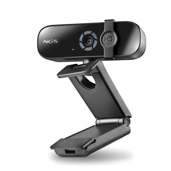 Webcam NGS XpressCam 2000 FullHD 2K USB 2.0 - Microfono Multidirezionale - Filtro Privacy - Ampio Campo Visivo - Cavo 1,50m - Colore Nero