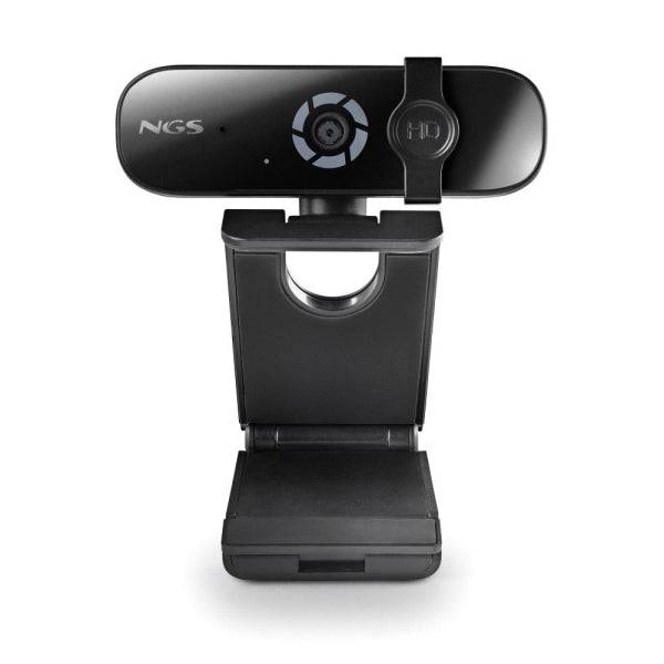 Webcam NGS XpressCam 2000 FullHD 2K USB 2.0 - Microfono Multidirezionale - Filtro Privacy - Ampio Campo Visivo - Cavo 1,50m - Colore Nero