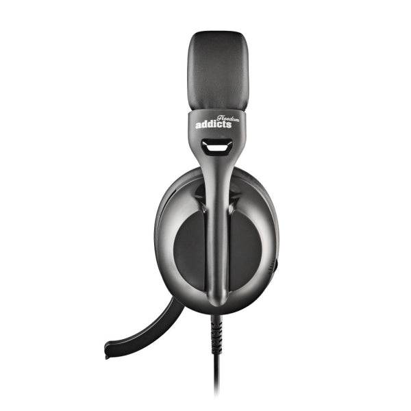 NGS VOX805-C Cuffie USB-C con Microfono - Microfono Regolabile e Pieghevole - Tecnologia di Filtraggio del Rumore - Padiglioni e Archetto Imbottiti - Controllo su Cavo - Cavo 2m