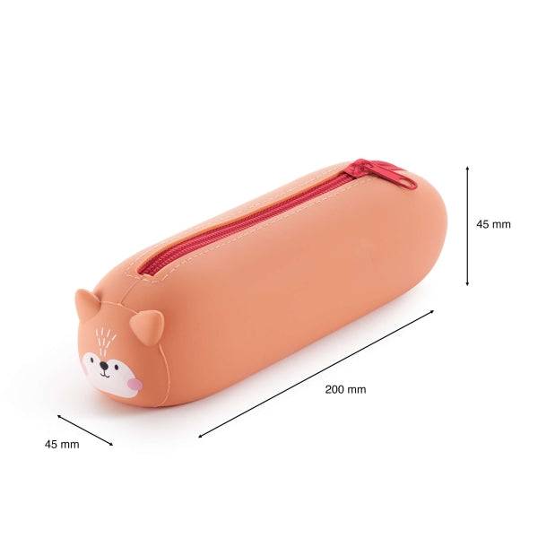 Miquel Rius Back2Fun Animali Cute Espositore 12 Astucci Silicone - 4 di ogni Modello Animale - Chiusura Zip